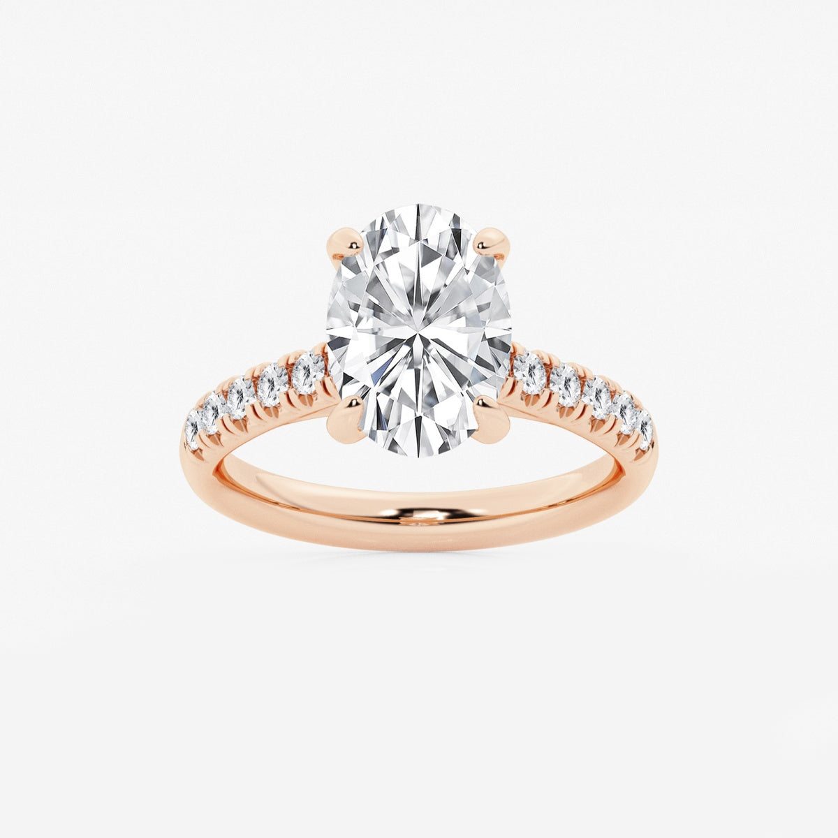 Estelle - French Pave Elegance Engagement Ring