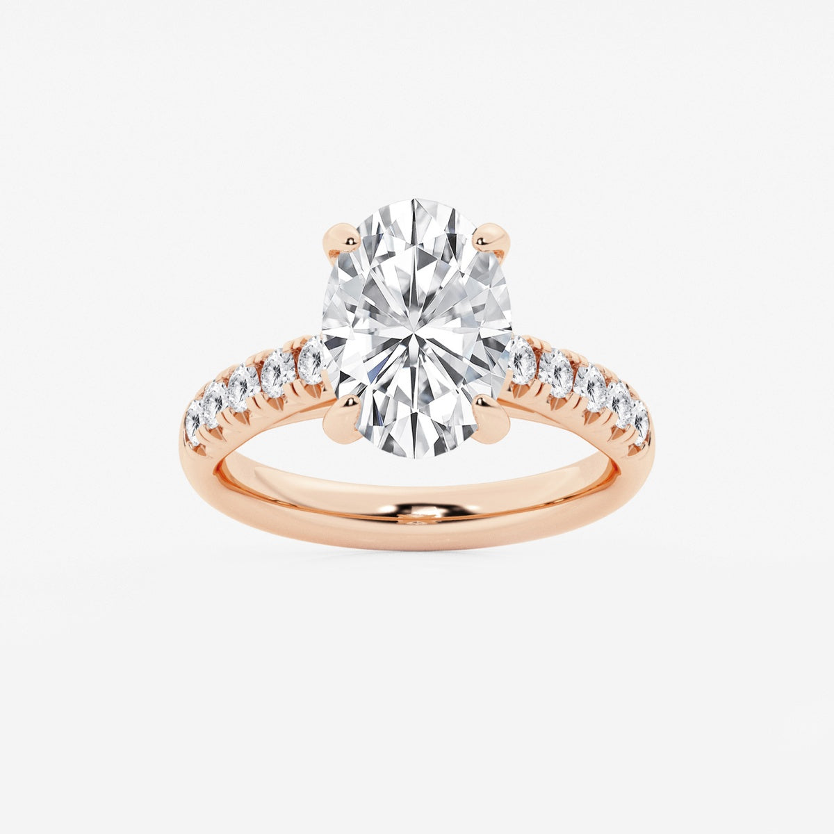 Estelle - French Pave Elegance Engagement Ring