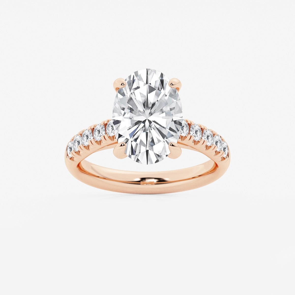 Estelle - French Pave Elegance Engagement Ring