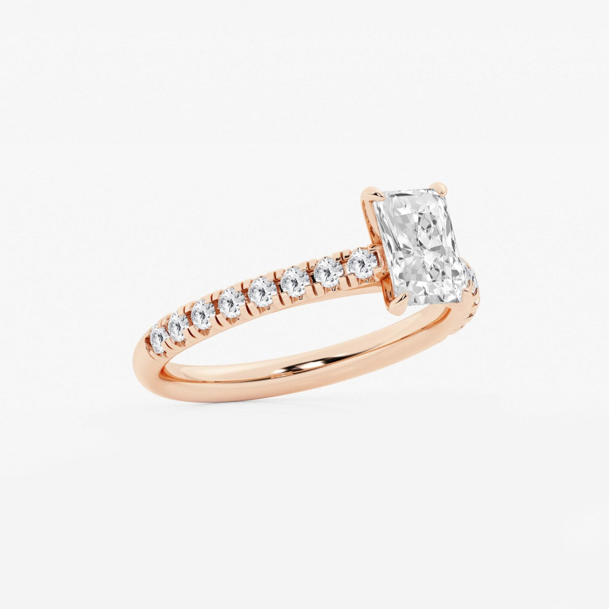 Estelle - French Pave Elegance Engagement Ring