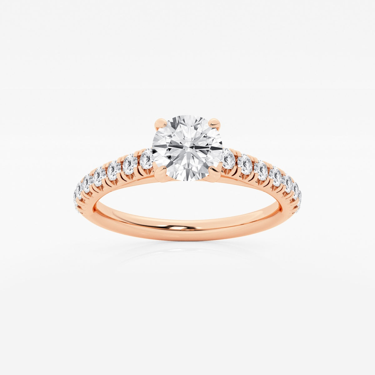 Estelle - French Pave Elegance Engagement Ring