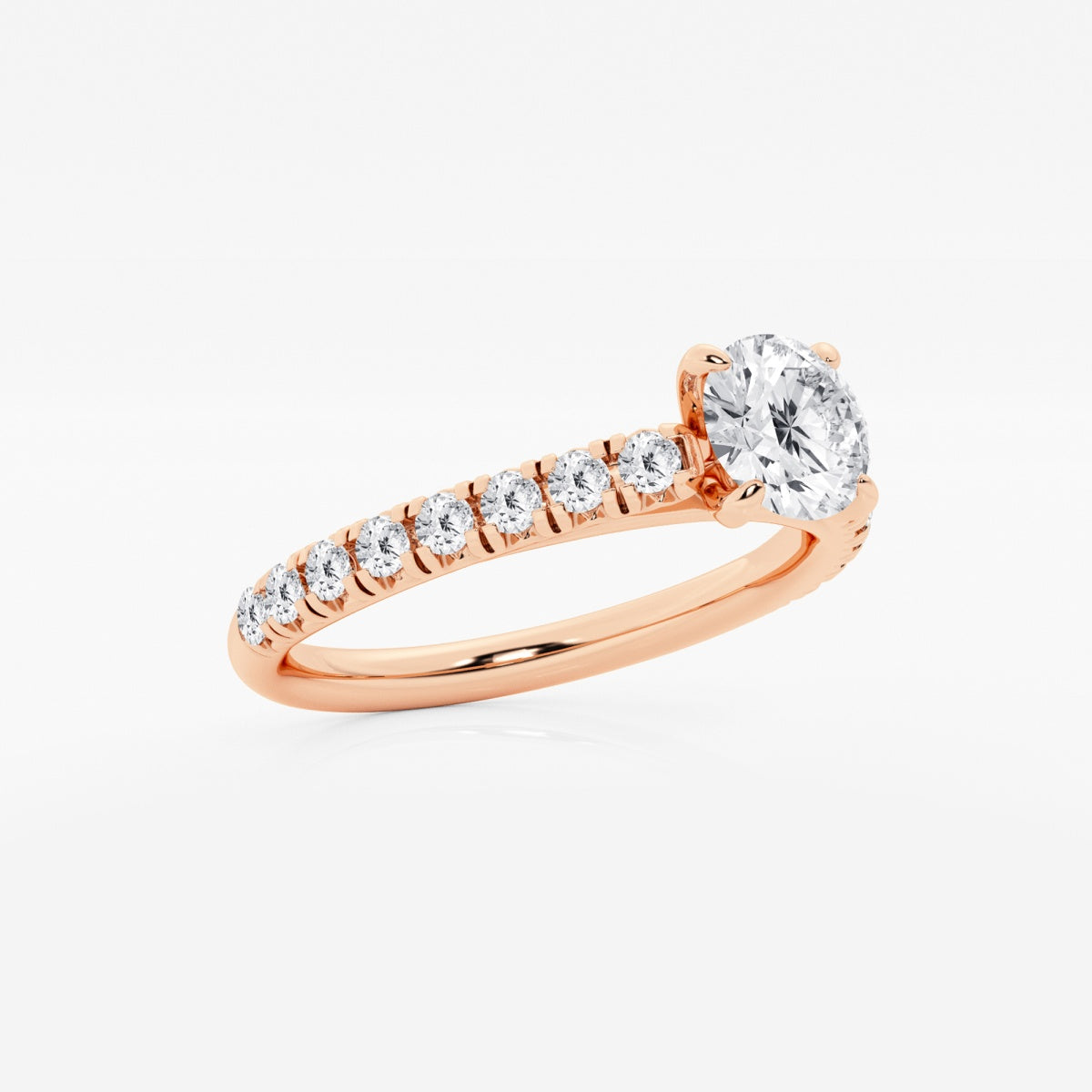 Estelle - French Pave Elegance Engagement Ring