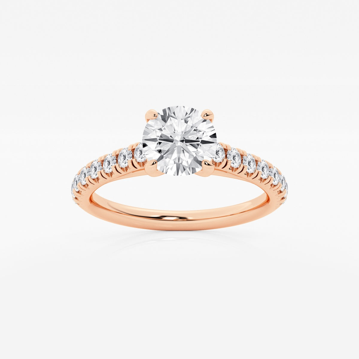 Estelle - French Pave Elegance Engagement Ring