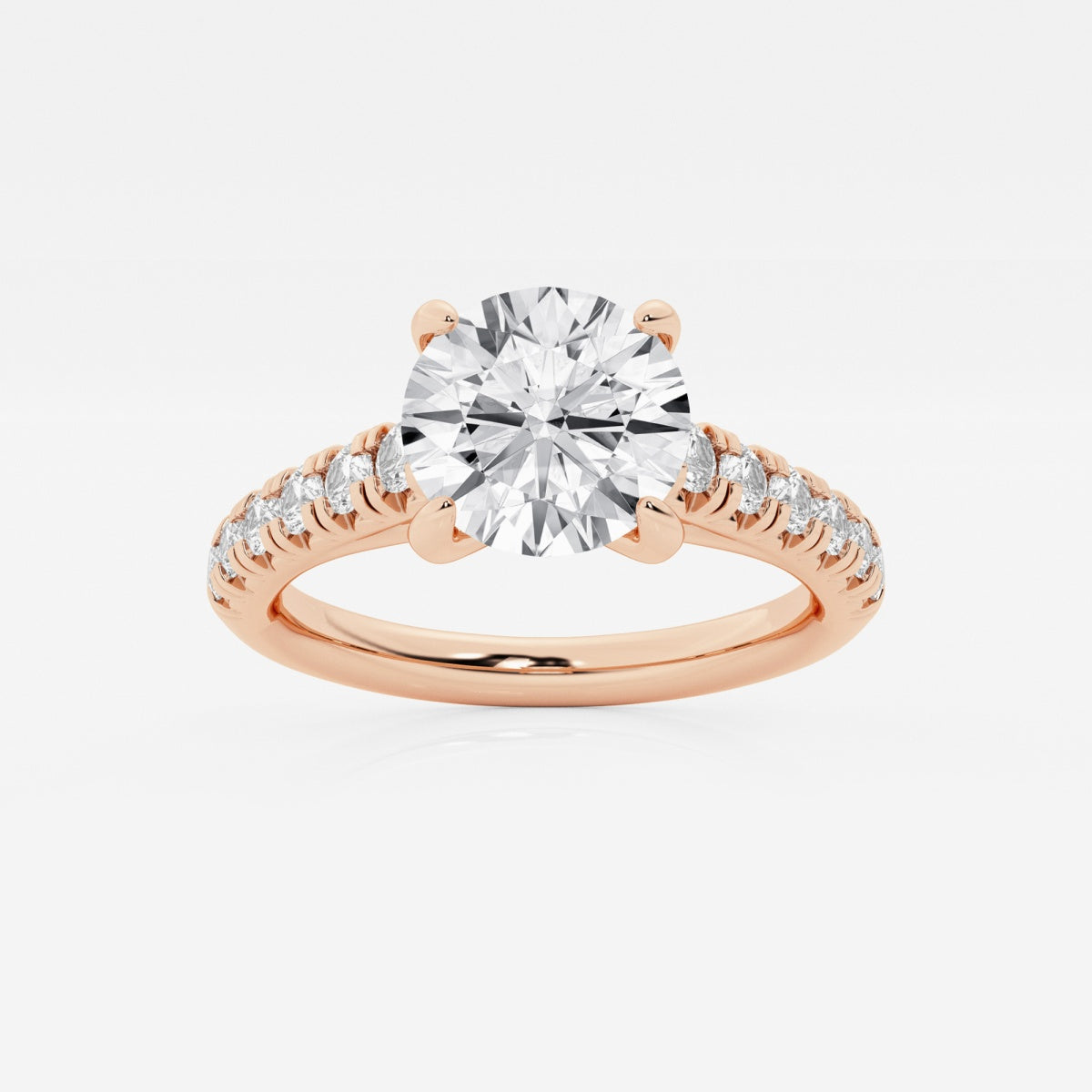 Estelle - French Pave Elegance Engagement Ring