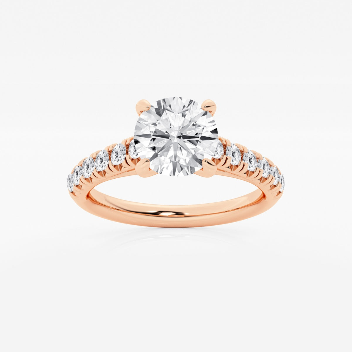 Estelle - French Pave Elegance Engagement Ring