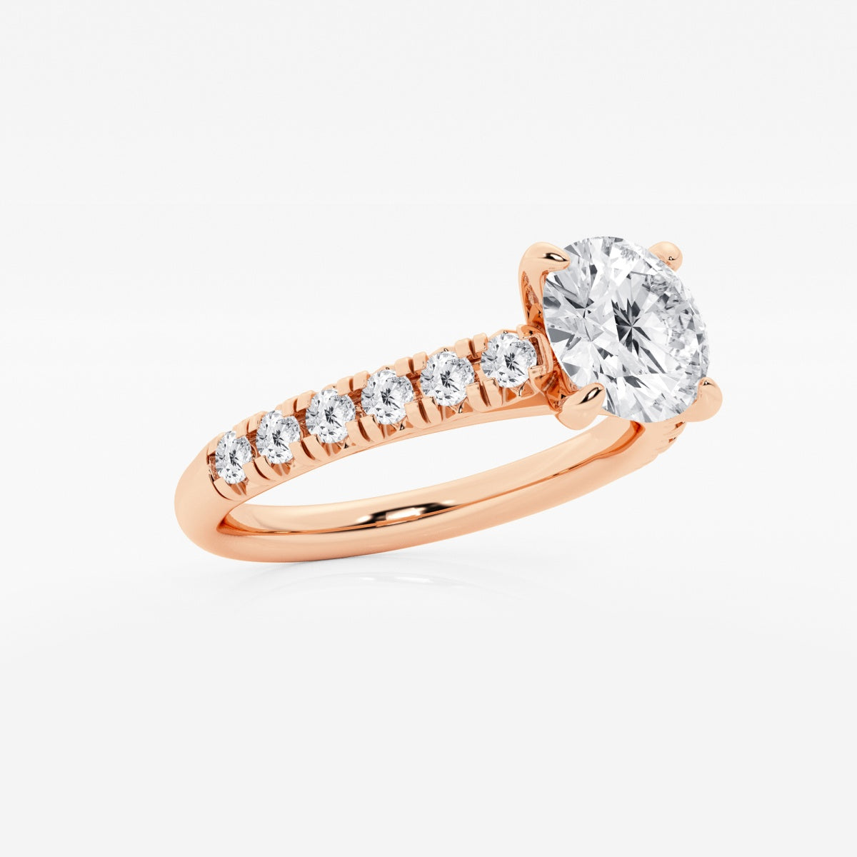 Estelle - French Pave Elegance Engagement Ring