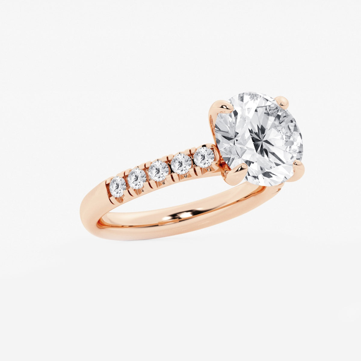 Estelle - French Pave Elegance Engagement Ring