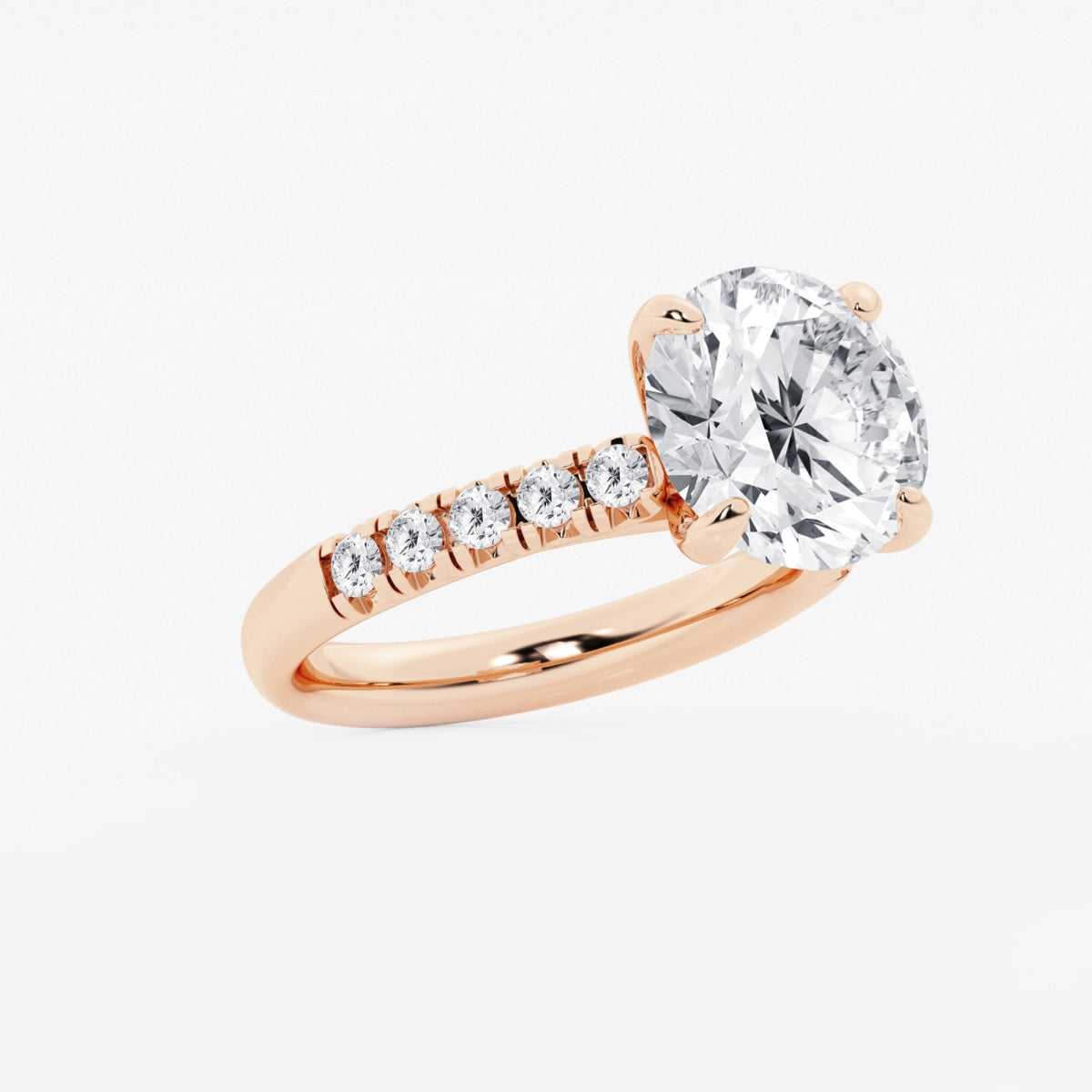 Estelle - French Pave Elegance Engagement Ring