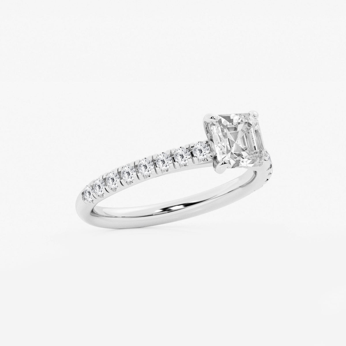 Estelle - French Pave Elegance Engagement Ring