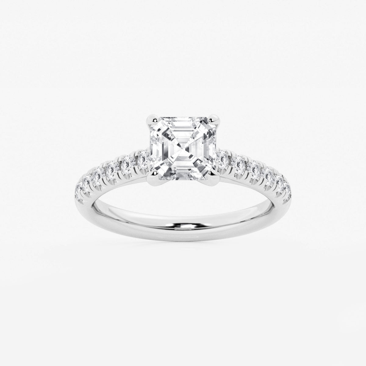 Estelle - French Pave Elegance Engagement Ring