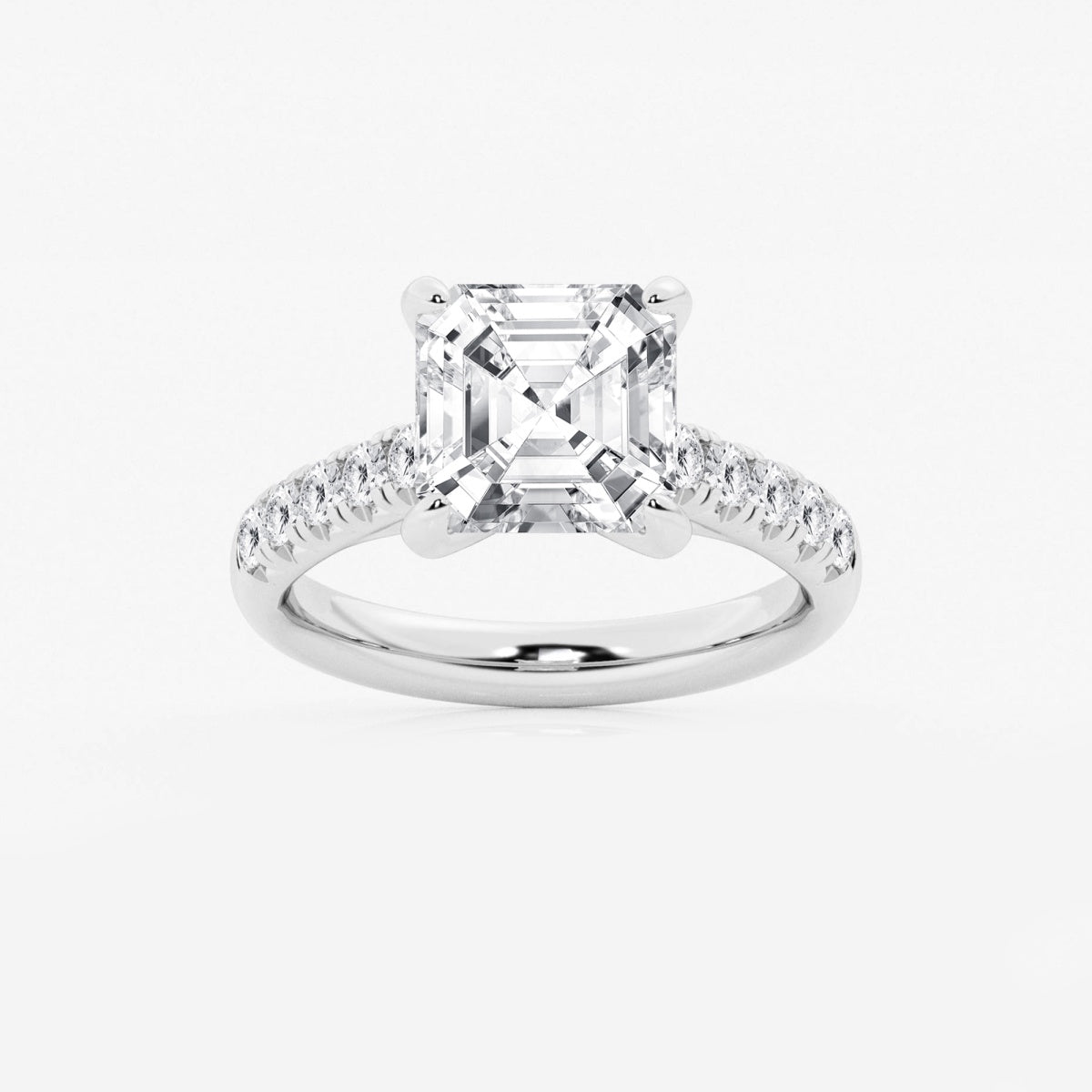 Estelle - French Pave Elegance Engagement Ring