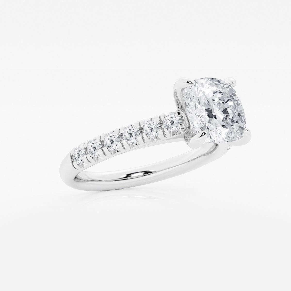 Estelle - French Pave Elegance Engagement Ring