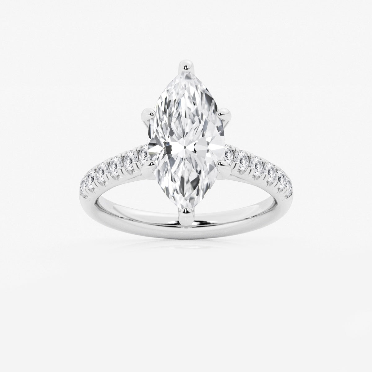 Estelle - French Pave Elegance Engagement Ring