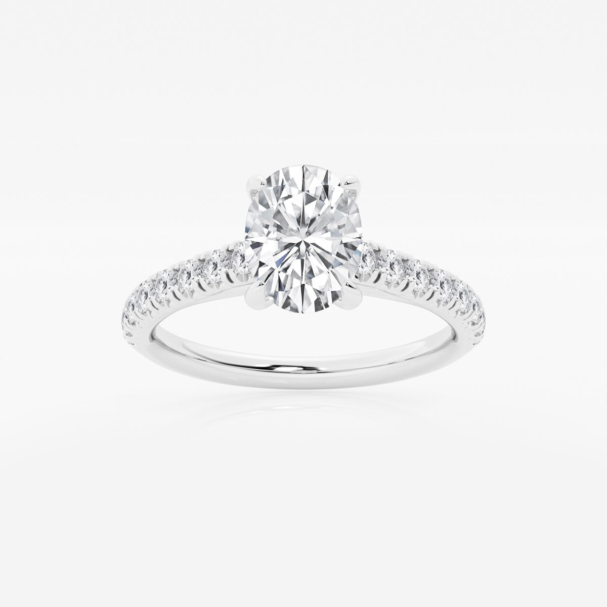 Estelle - French Pave Elegance Engagement Ring