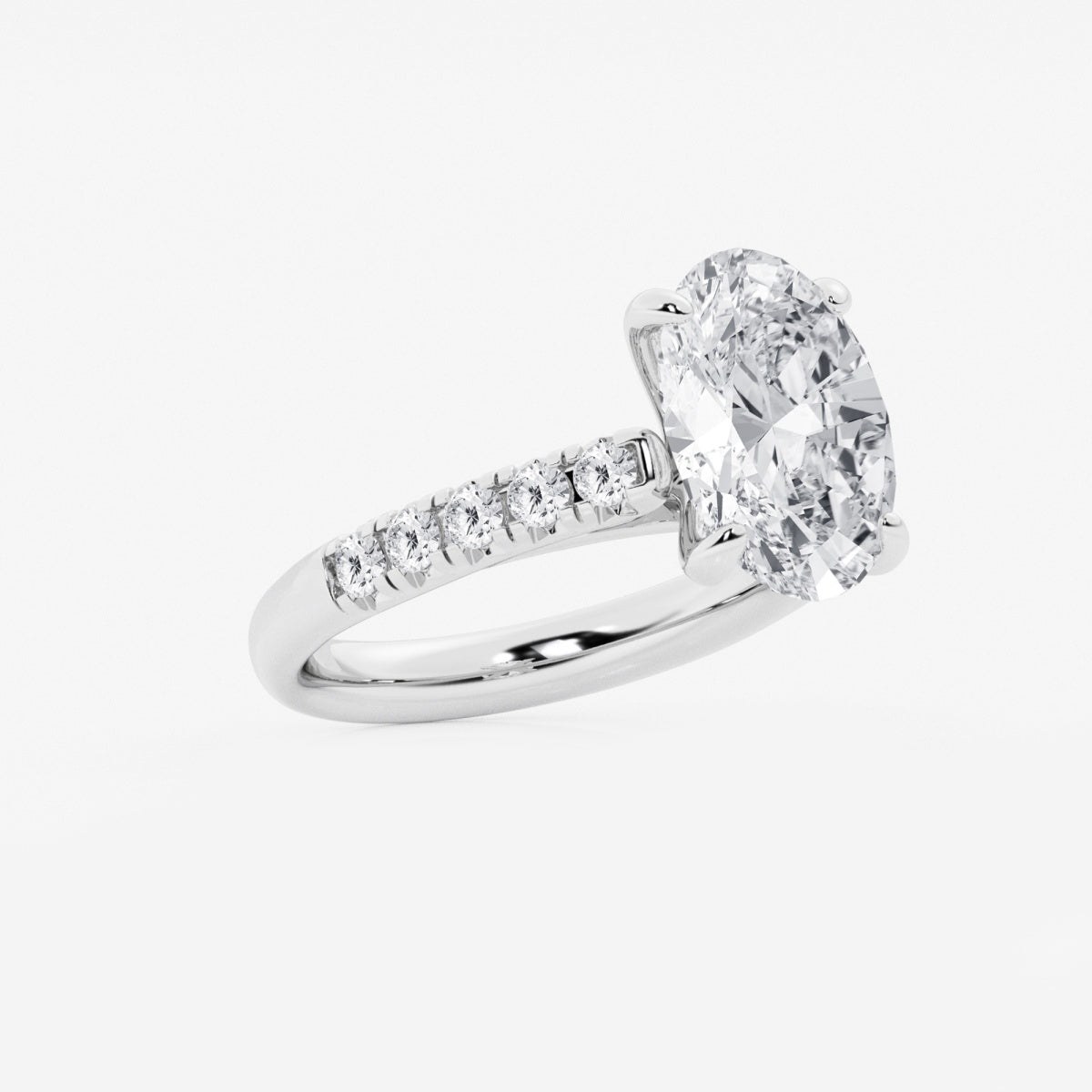 Estelle - French Pave Elegance Engagement Ring