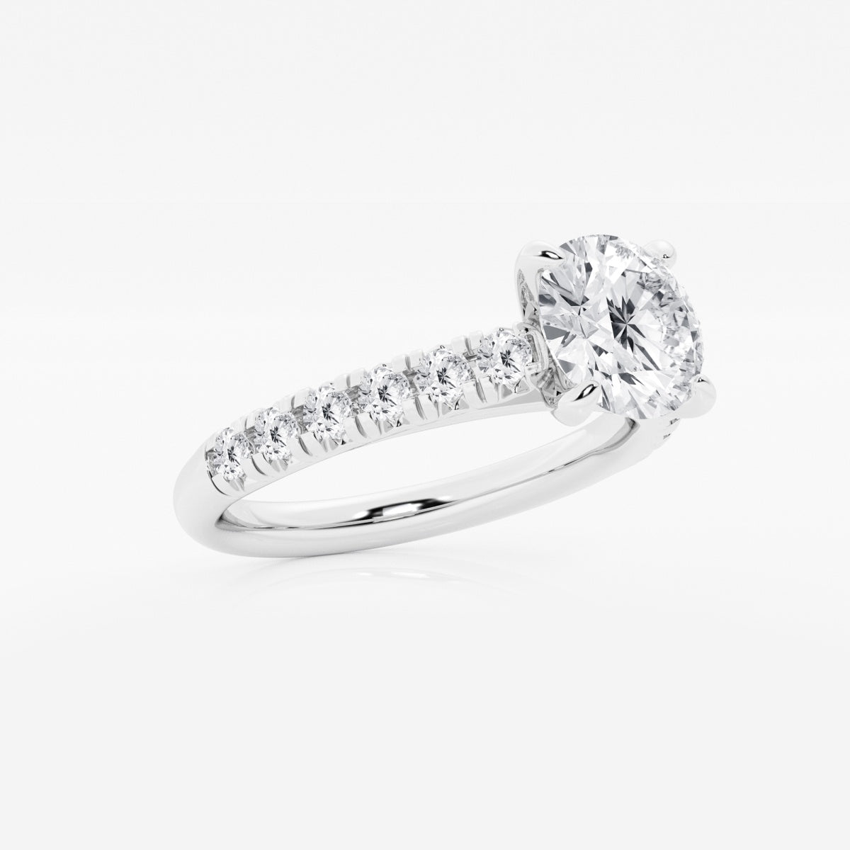 Estelle - French Pave Elegance Engagement Ring