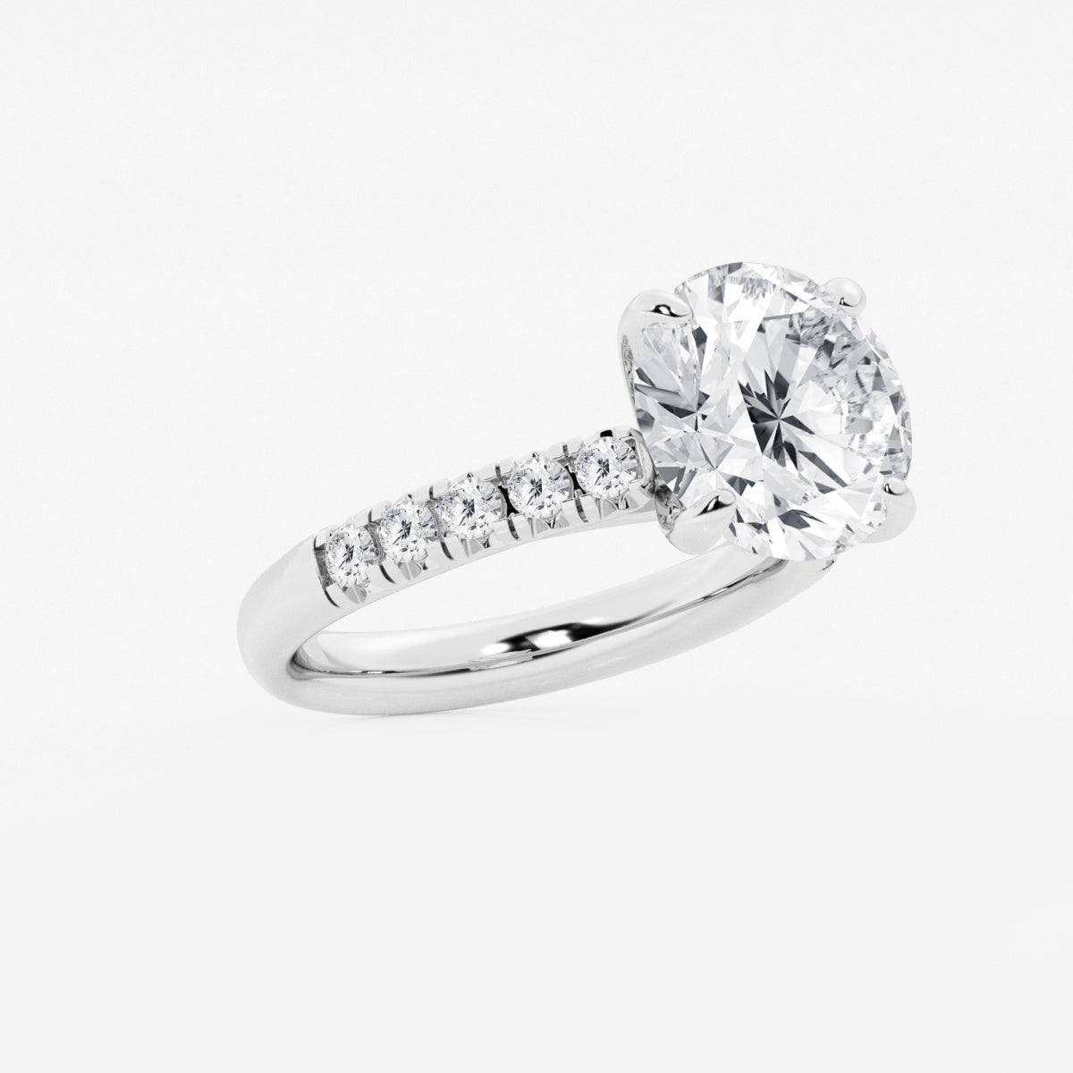 Estelle - French Pave Elegance Engagement Ring