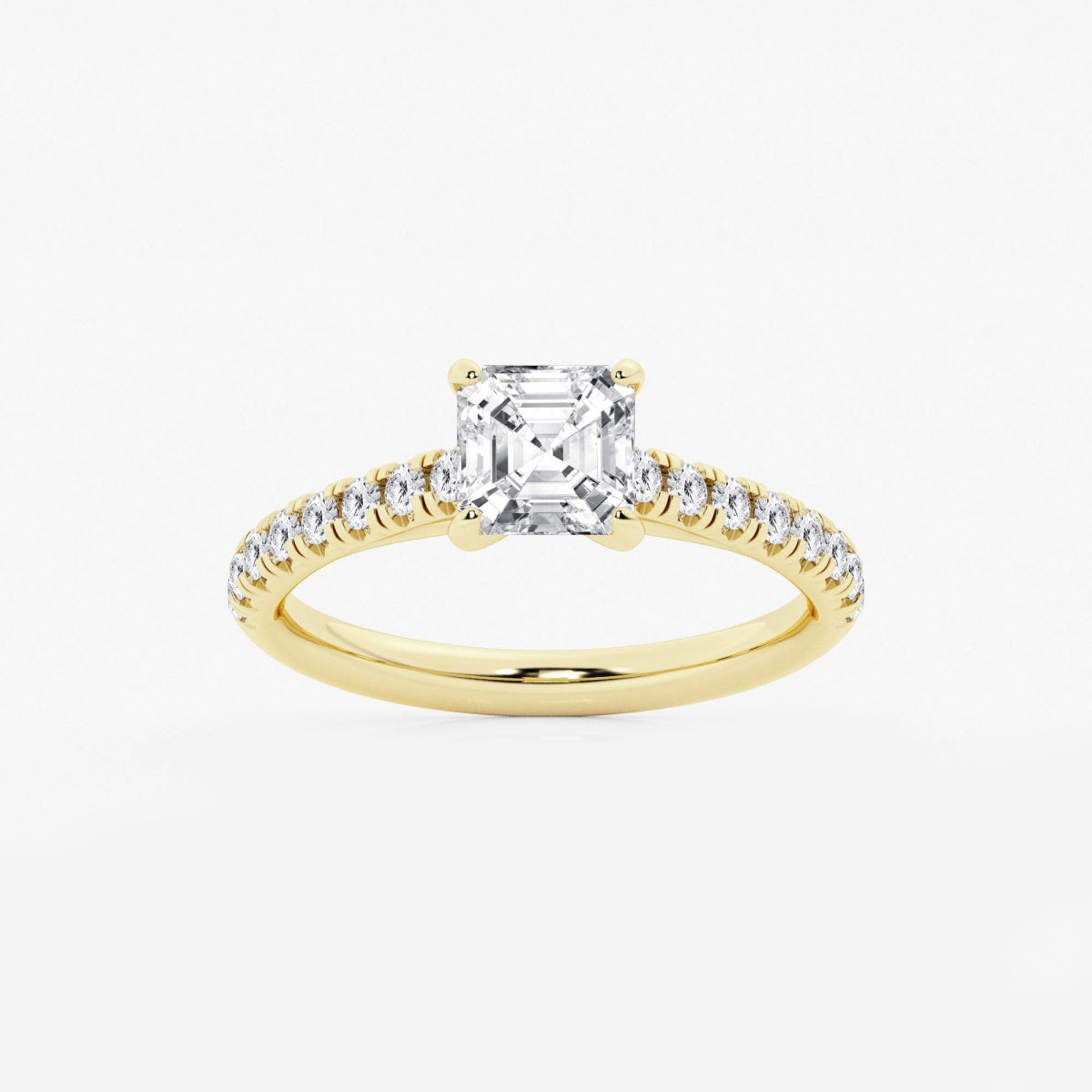 Estelle - French Pave Elegance Engagement Ring