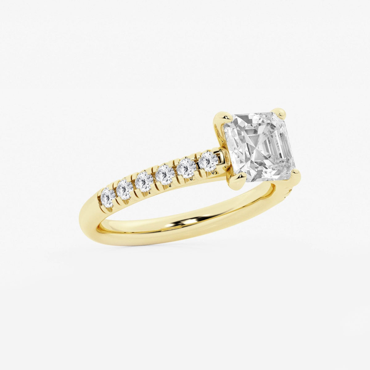 Estelle - French Pave Elegance Engagement Ring