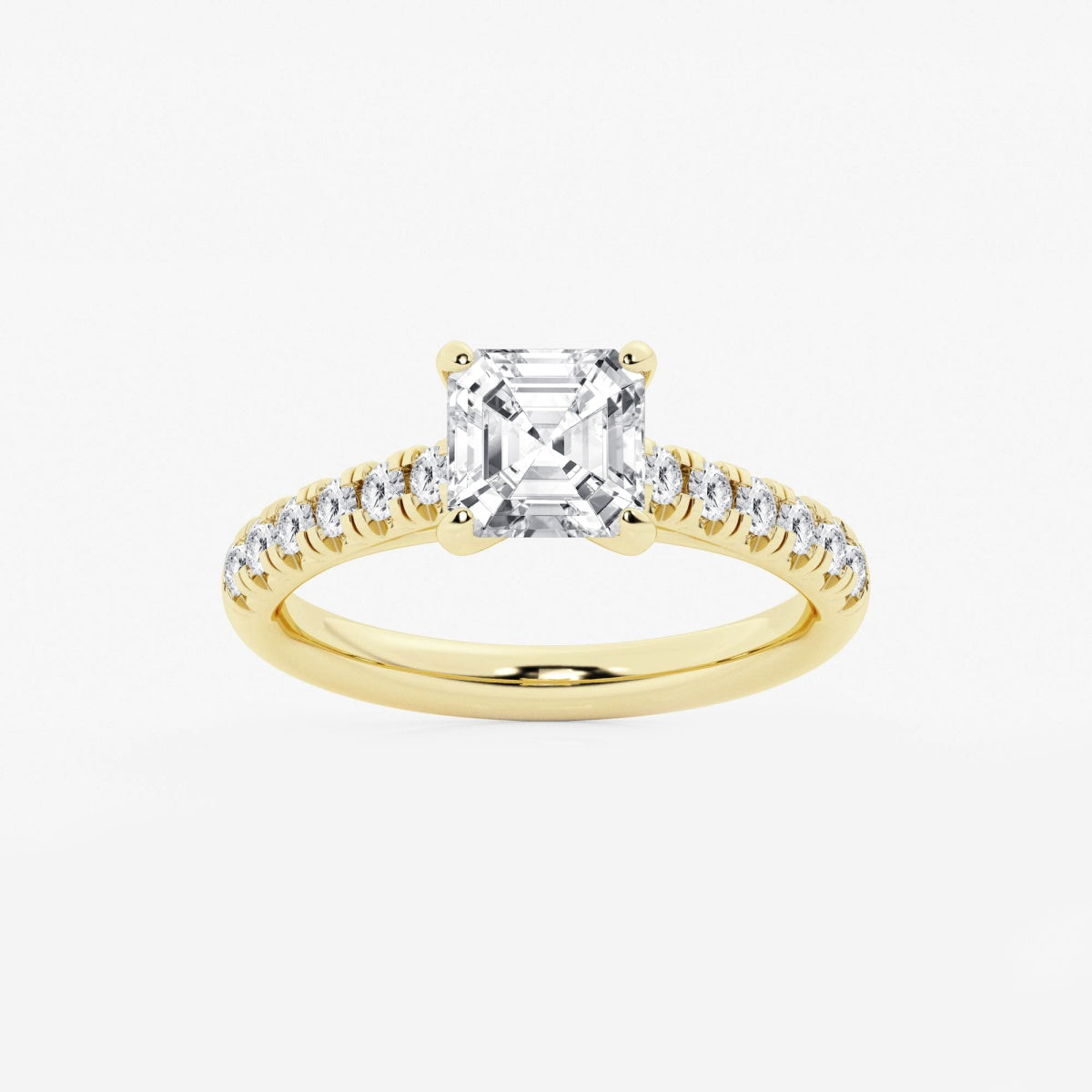 Estelle - French Pave Elegance Engagement Ring