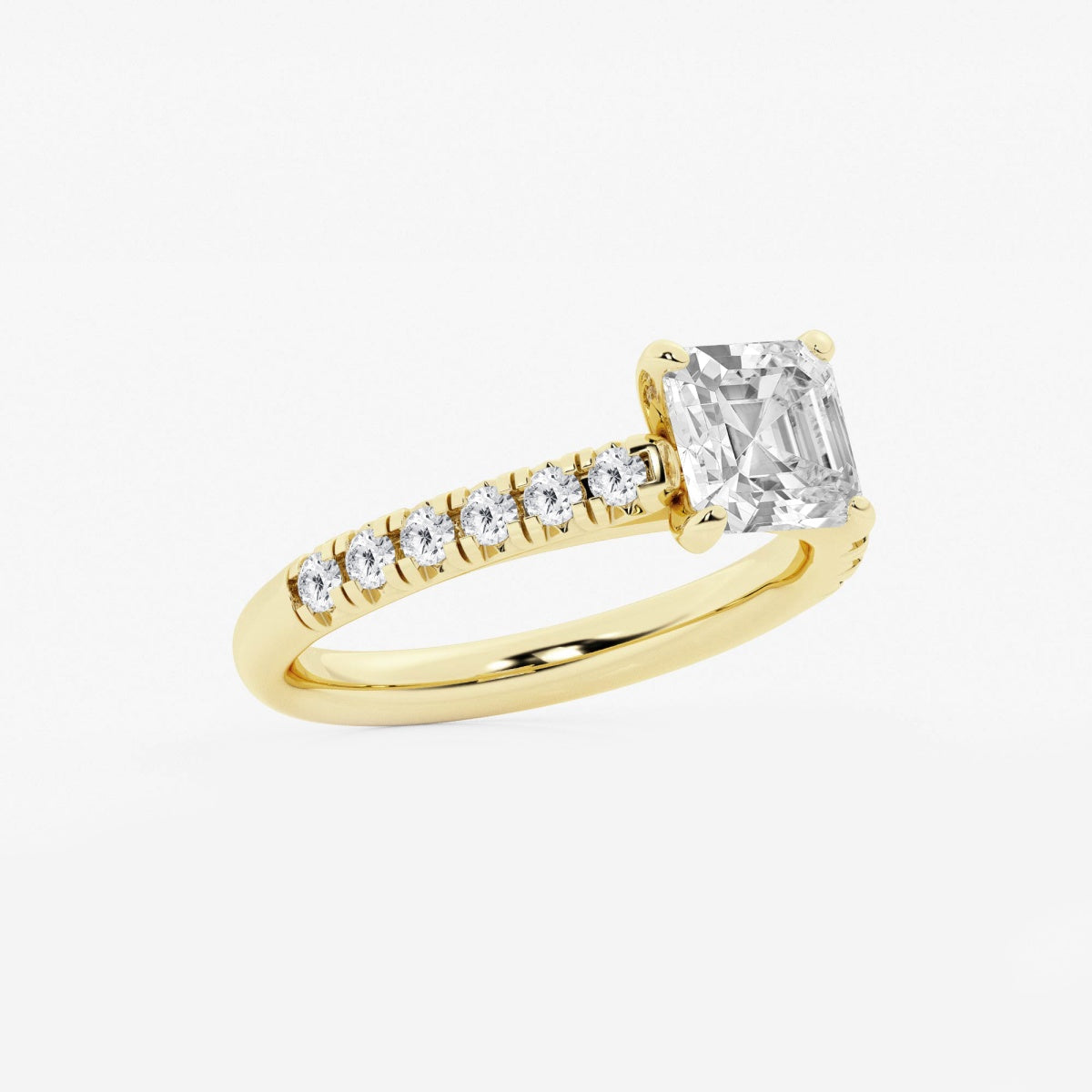 Estelle - French Pave Elegance Engagement Ring