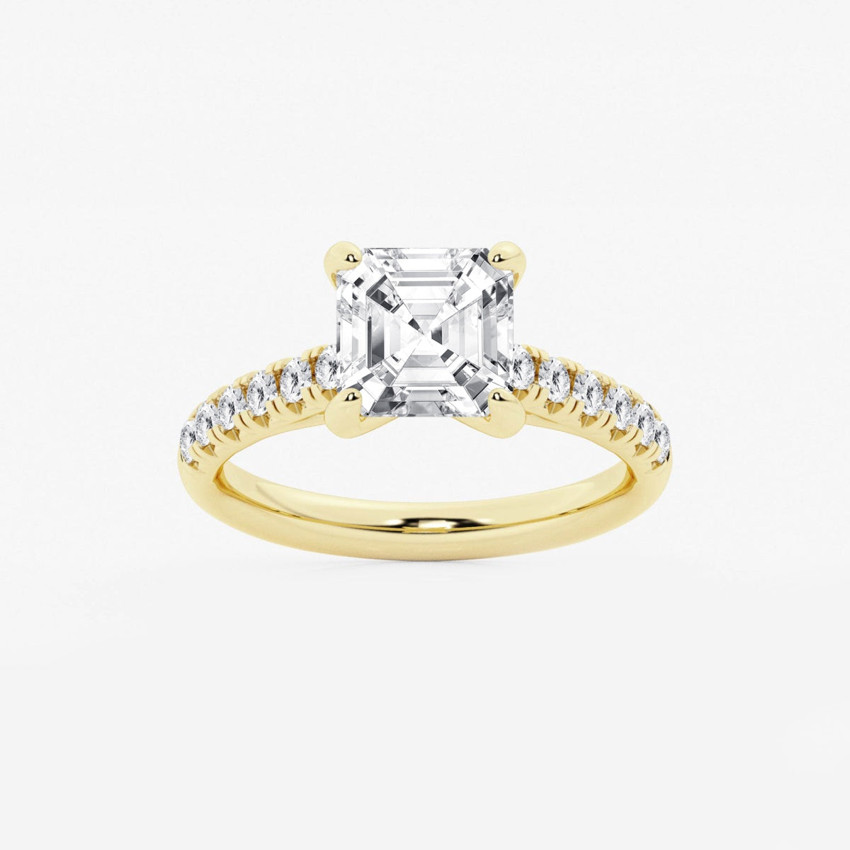 Estelle - French Pave Elegance Engagement Ring