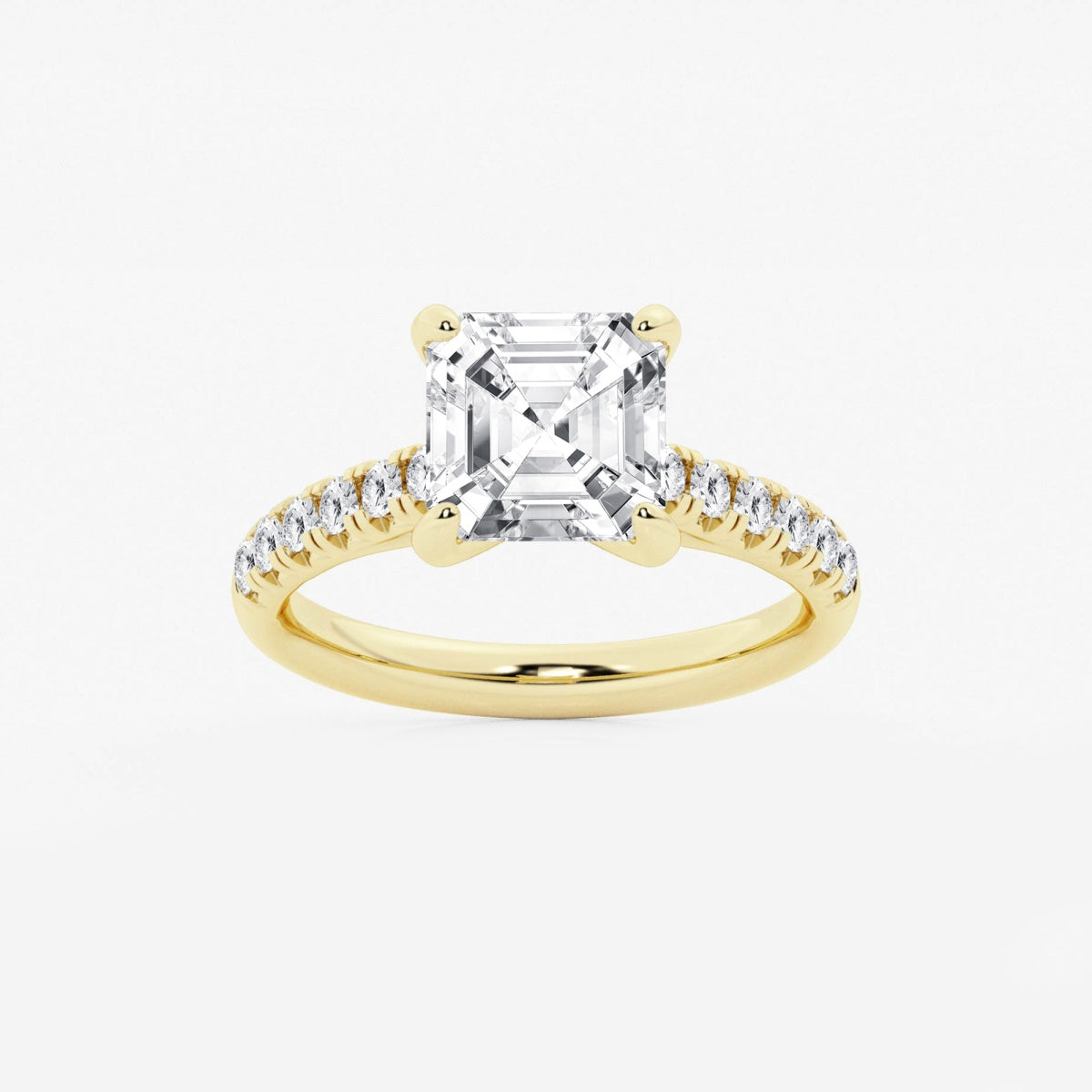 Estelle - French Pave Elegance Engagement Ring