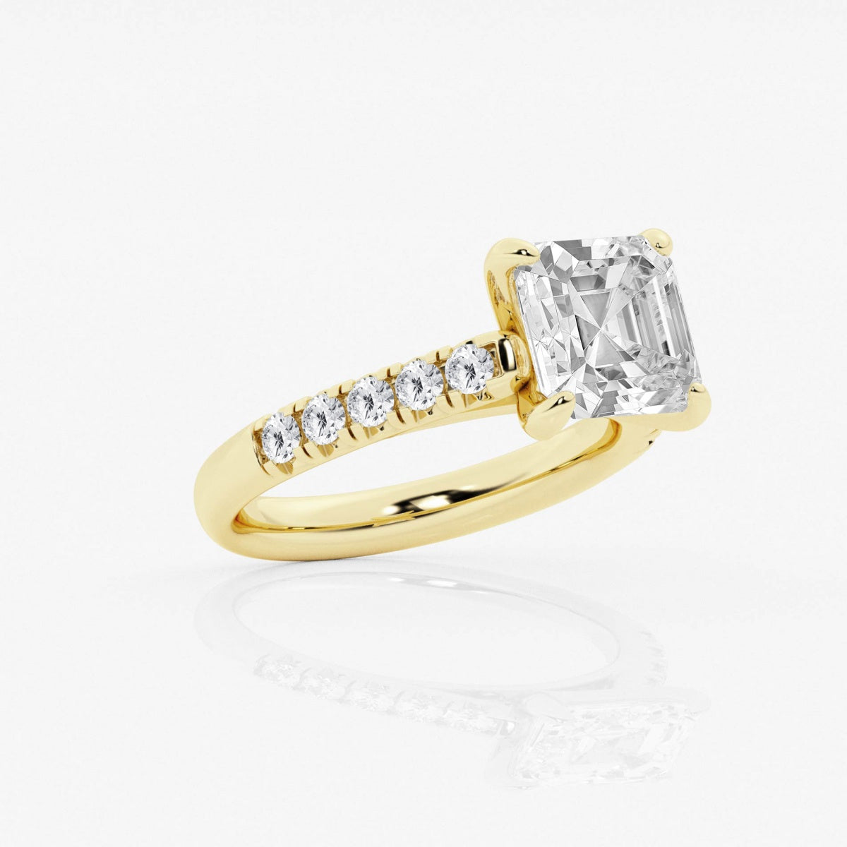 Estelle - French Pave Elegance Engagement Ring