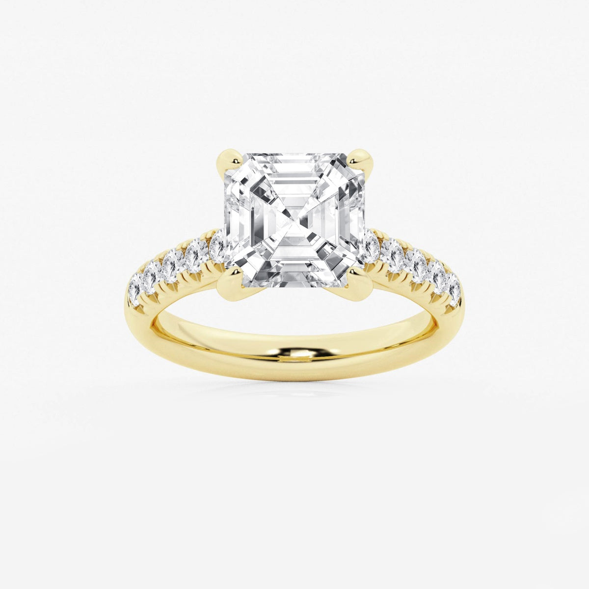 Estelle - French Pave Elegance Engagement Ring