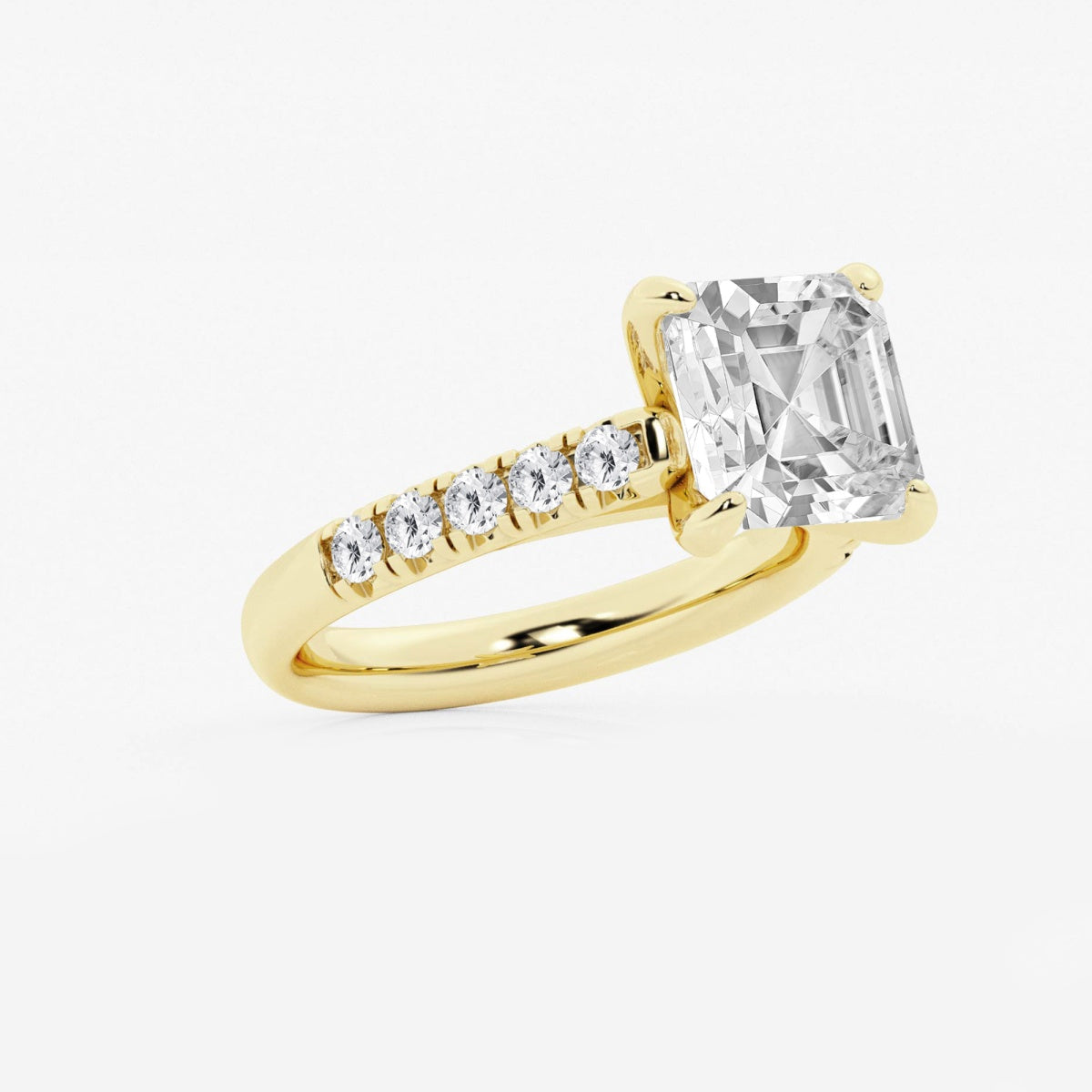 Estelle - French Pave Elegance Engagement Ring