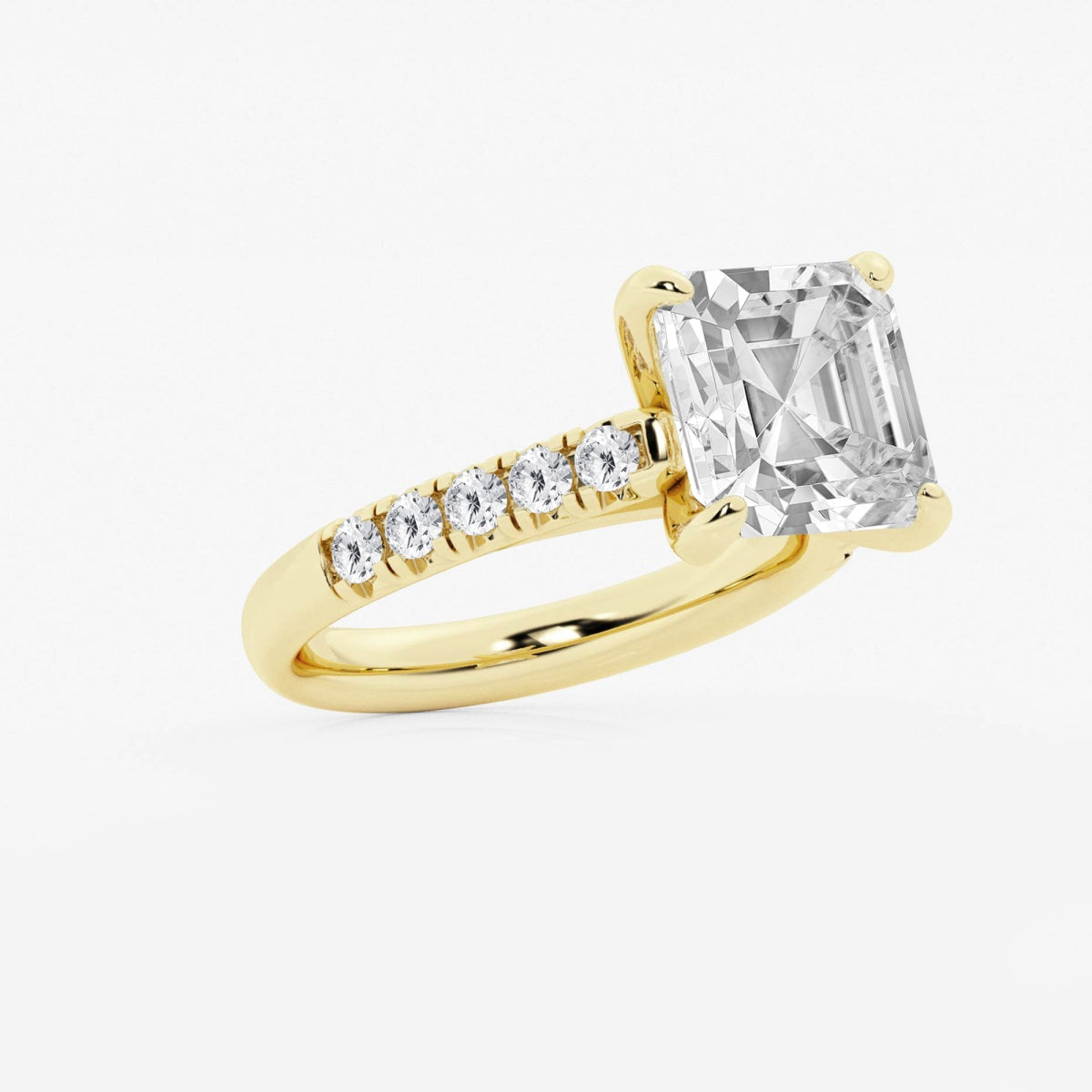 Estelle - French Pave Elegance Engagement Ring