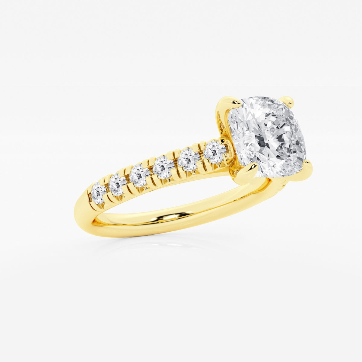 Estelle - French Pave Elegance Engagement Ring