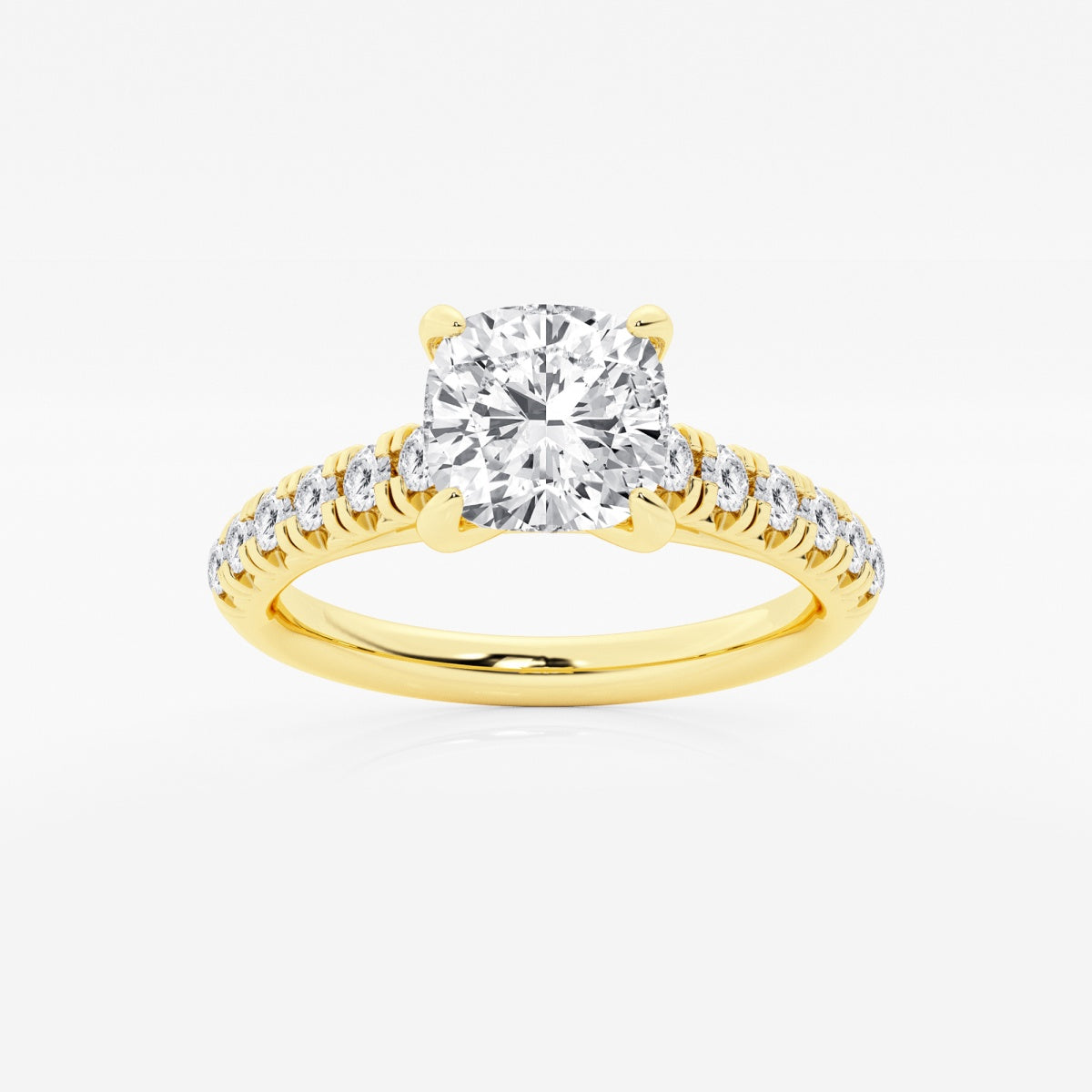 Estelle - French Pave Elegance Engagement Ring