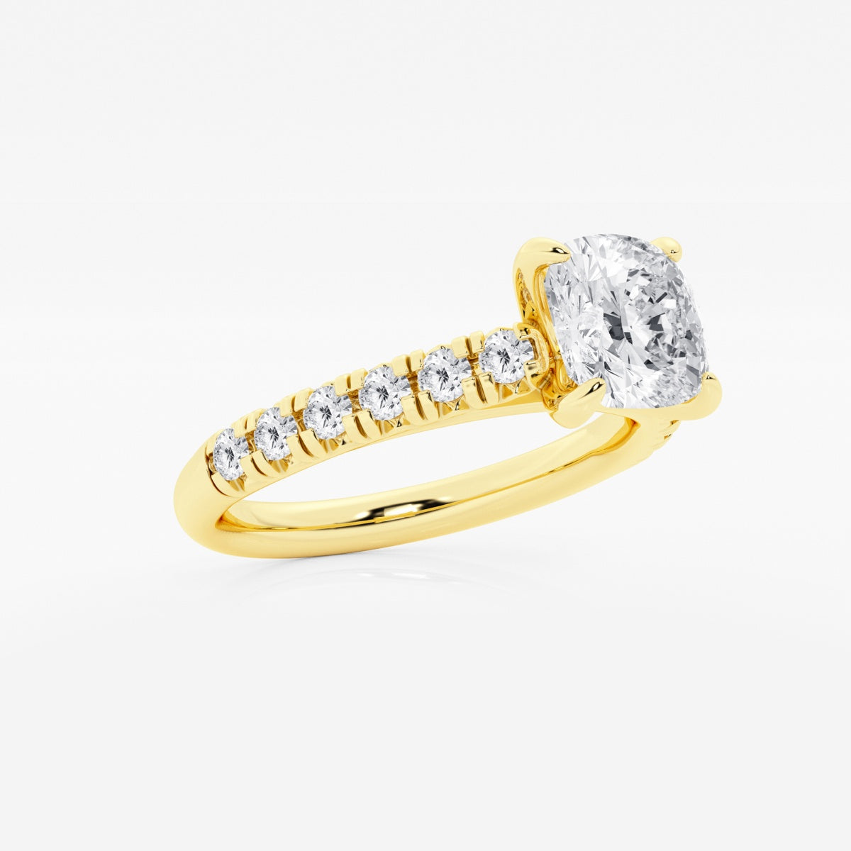 Estelle - French Pave Elegance Engagement Ring