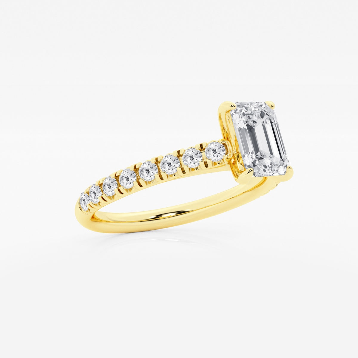 Estelle - French Pave Elegance Engagement Ring