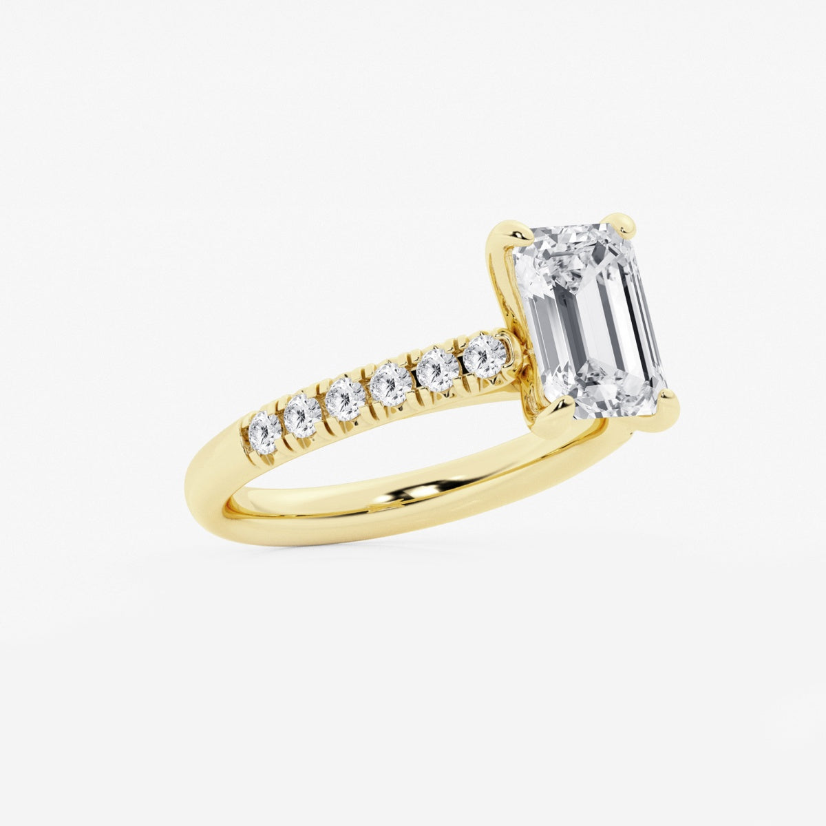 Estelle - French Pave Elegance Engagement Ring