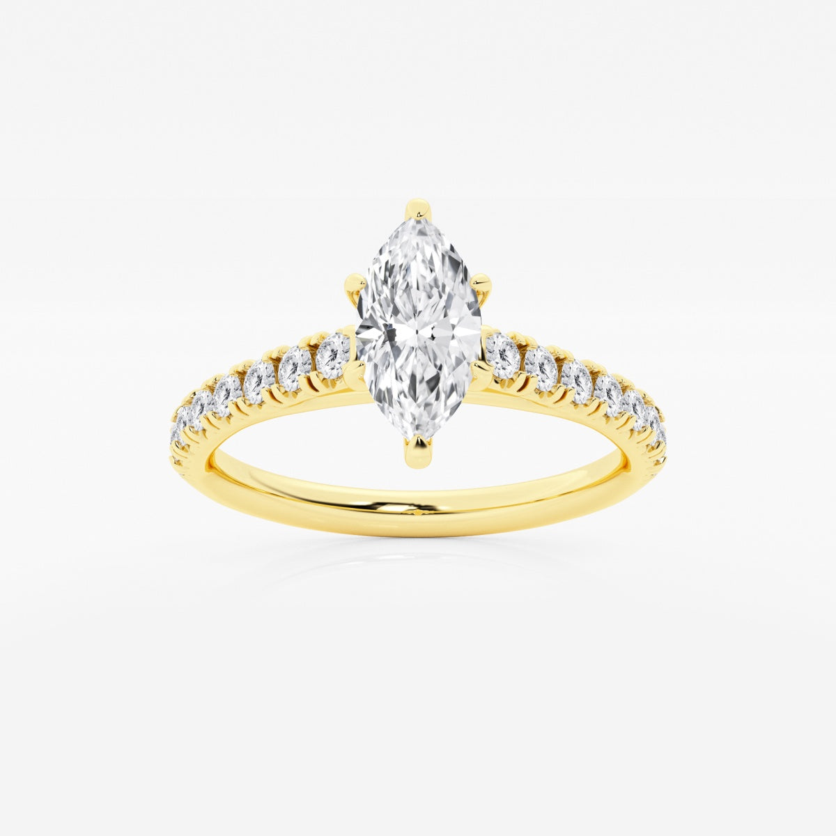 Estelle - French Pave Elegance Engagement Ring