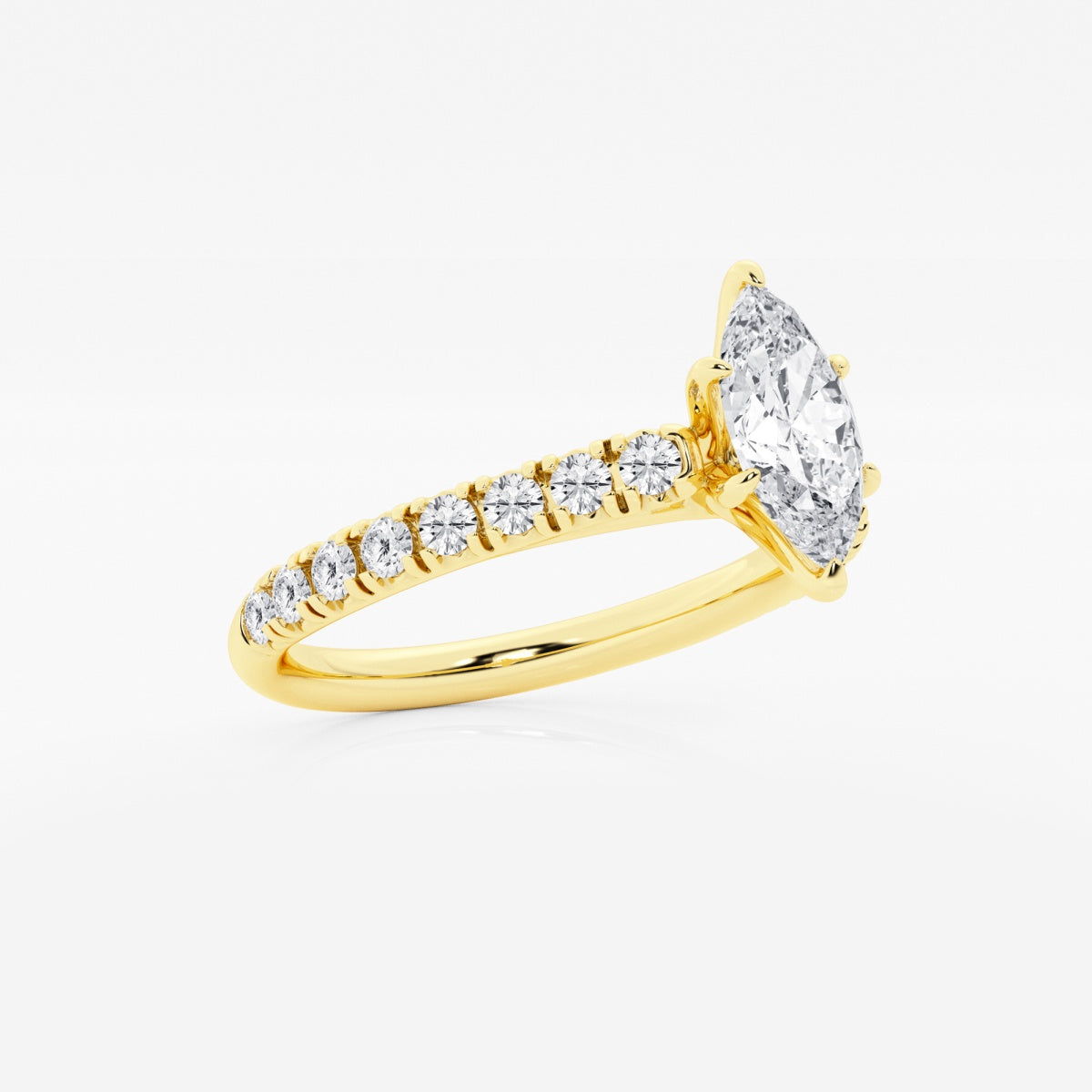 Estelle - French Pave Elegance Engagement Ring