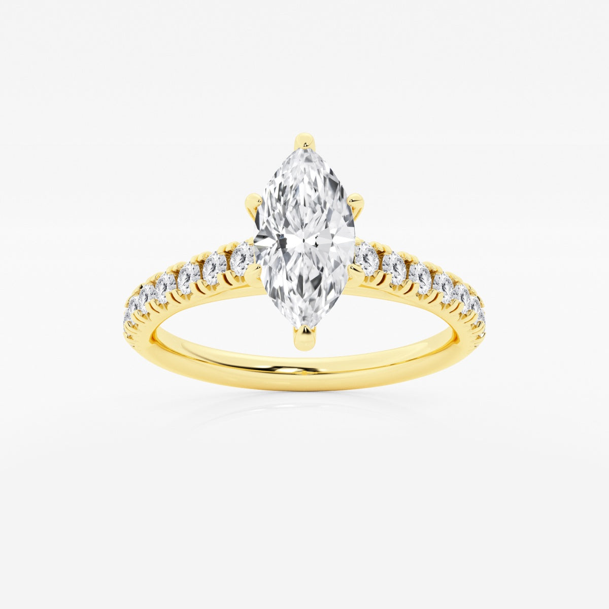 Estelle - French Pave Elegance Engagement Ring