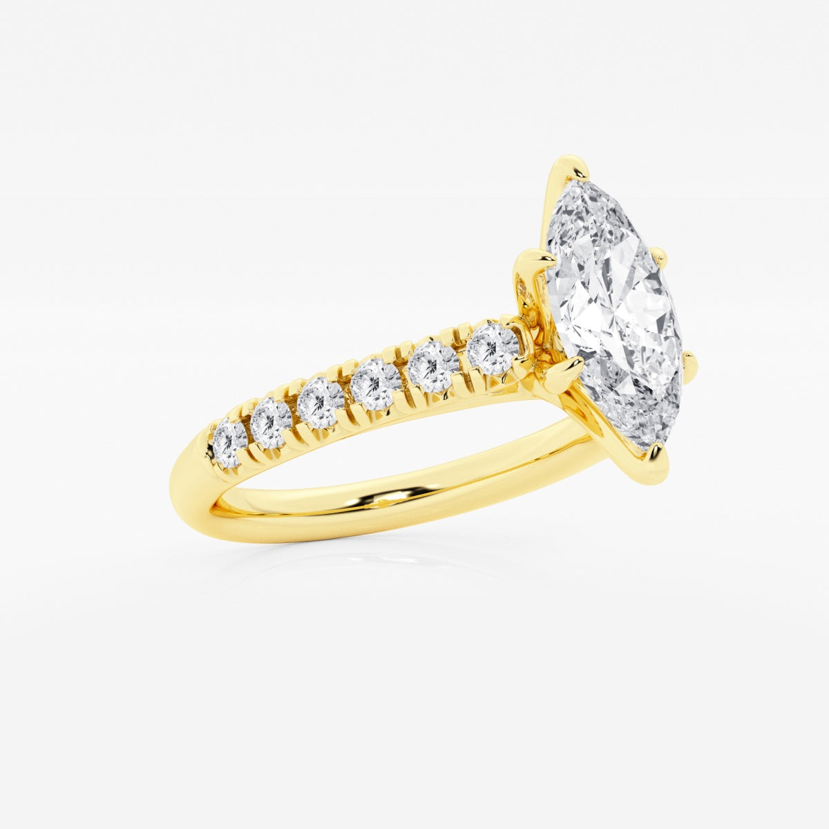 Estelle - French Pave Elegance Engagement Ring