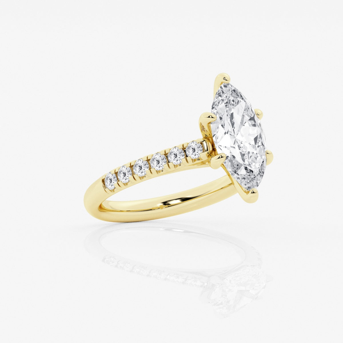 Estelle - French Pave Elegance Engagement Ring