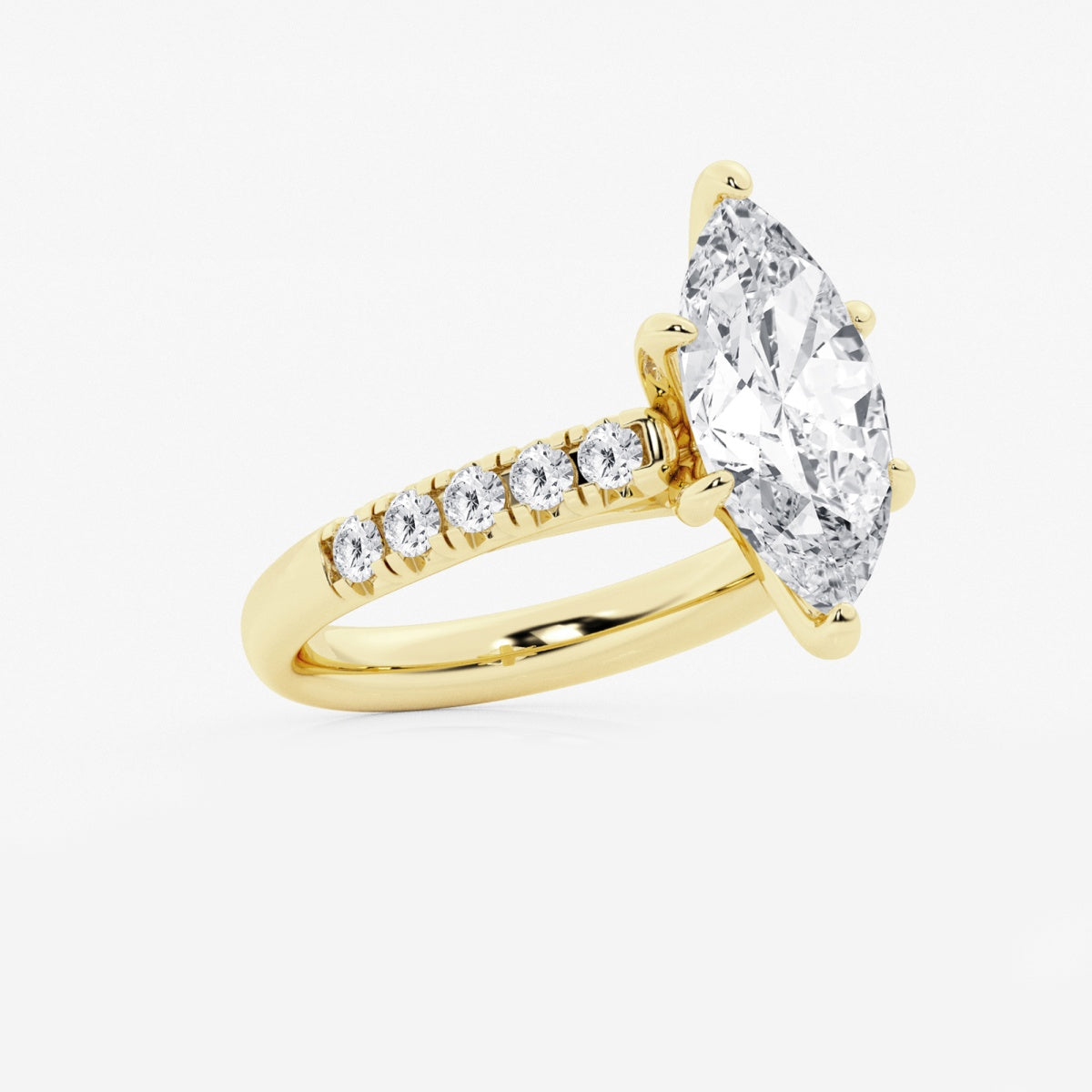 Estelle - French Pave Elegance Engagement Ring