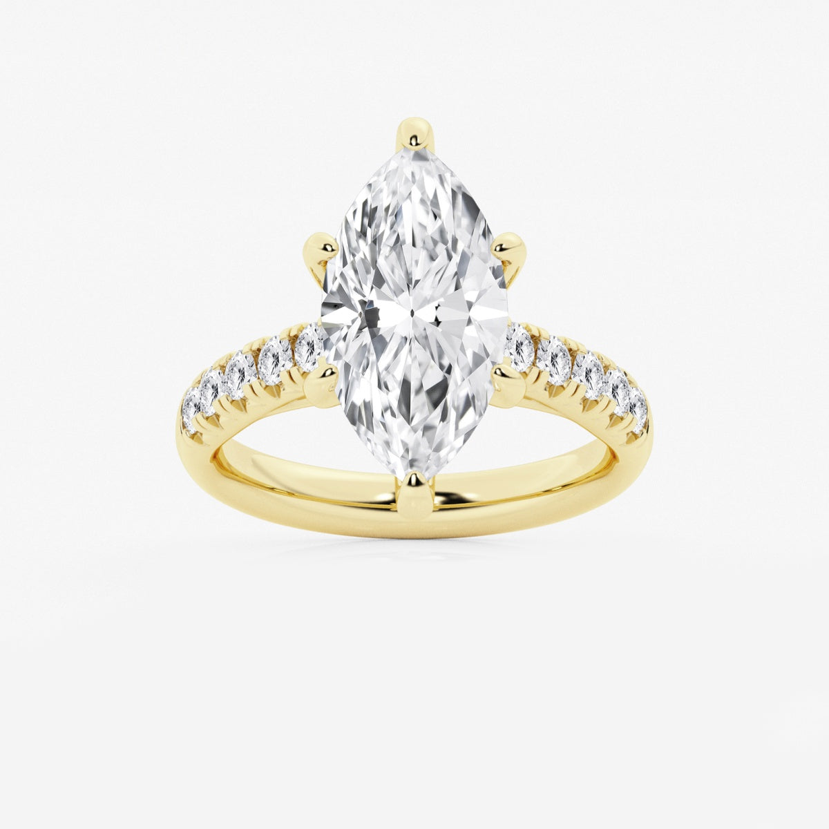 Estelle - French Pave Elegance Engagement Ring