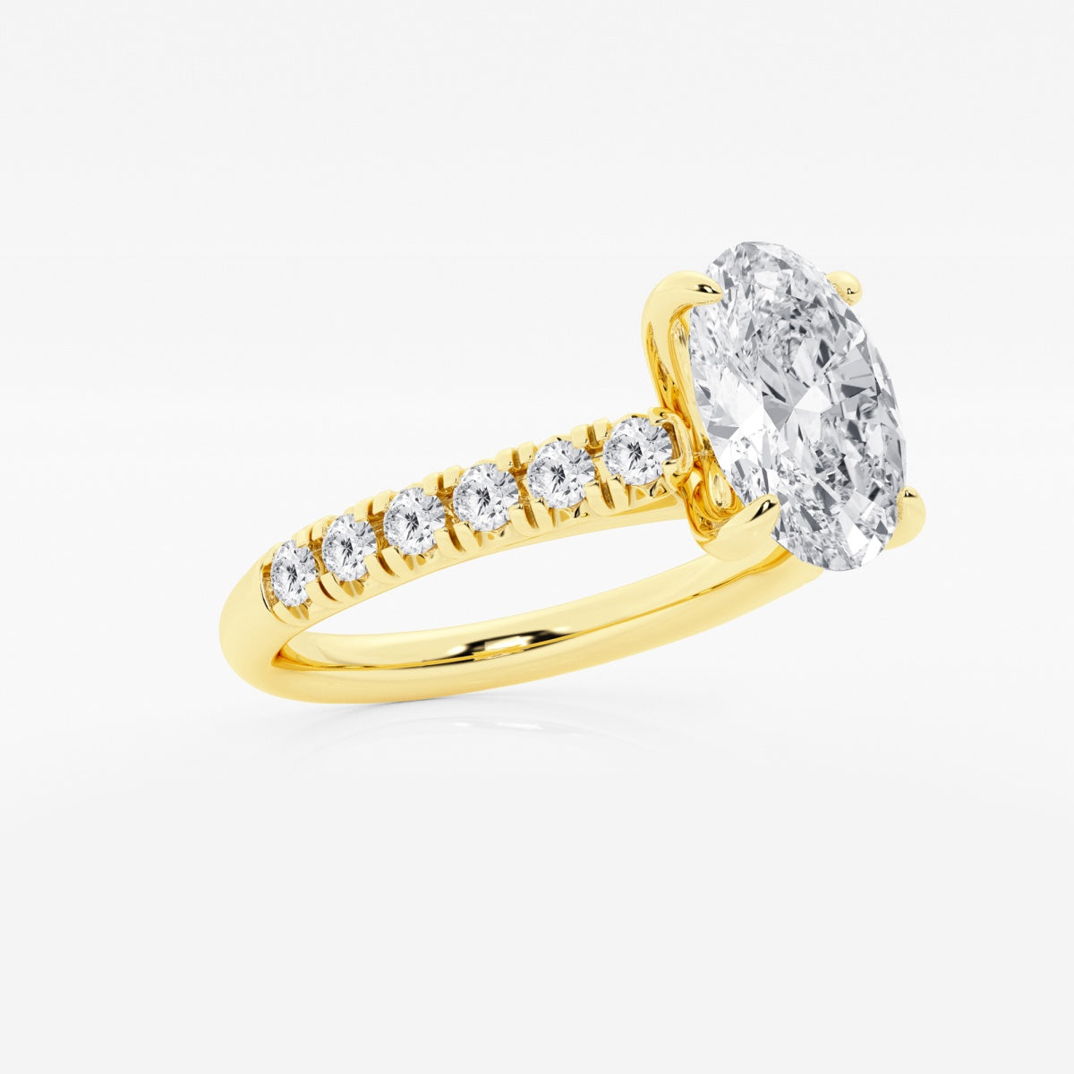 Estelle - French Pave Elegance Engagement Ring