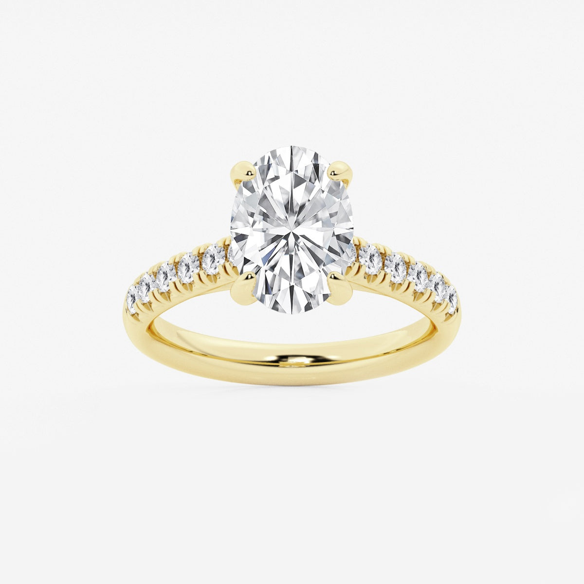 Estelle - French Pave Elegance Engagement Ring