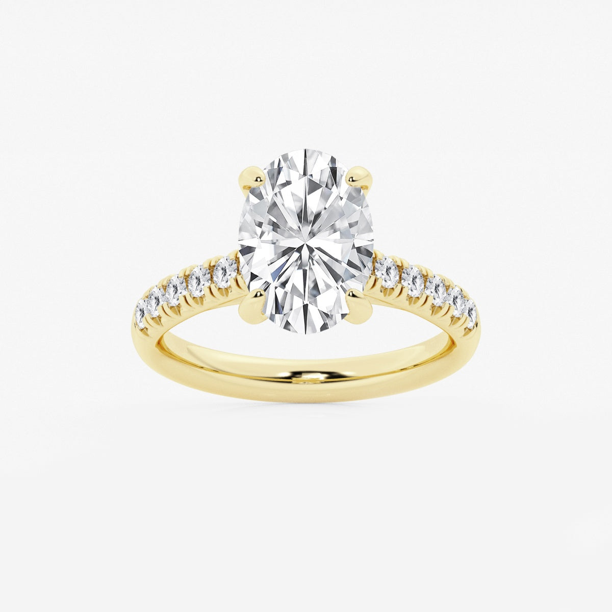 Estelle - French Pave Elegance Engagement Ring