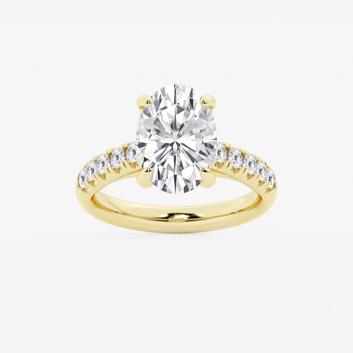 Estelle - French Pave Elegance Engagement Ring