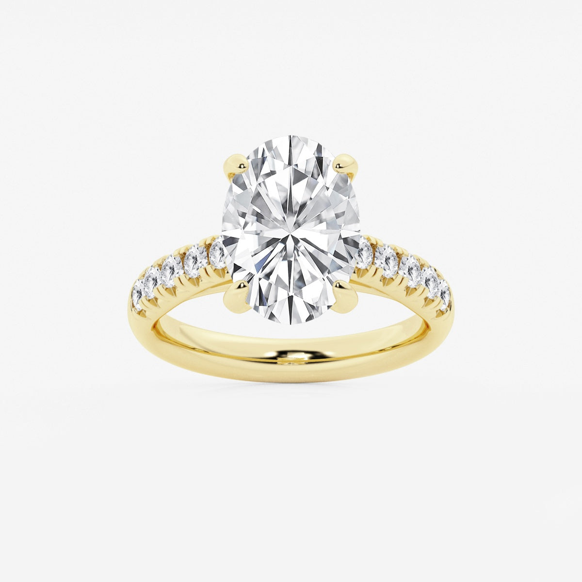 Estelle - French Pave Elegance Engagement Ring