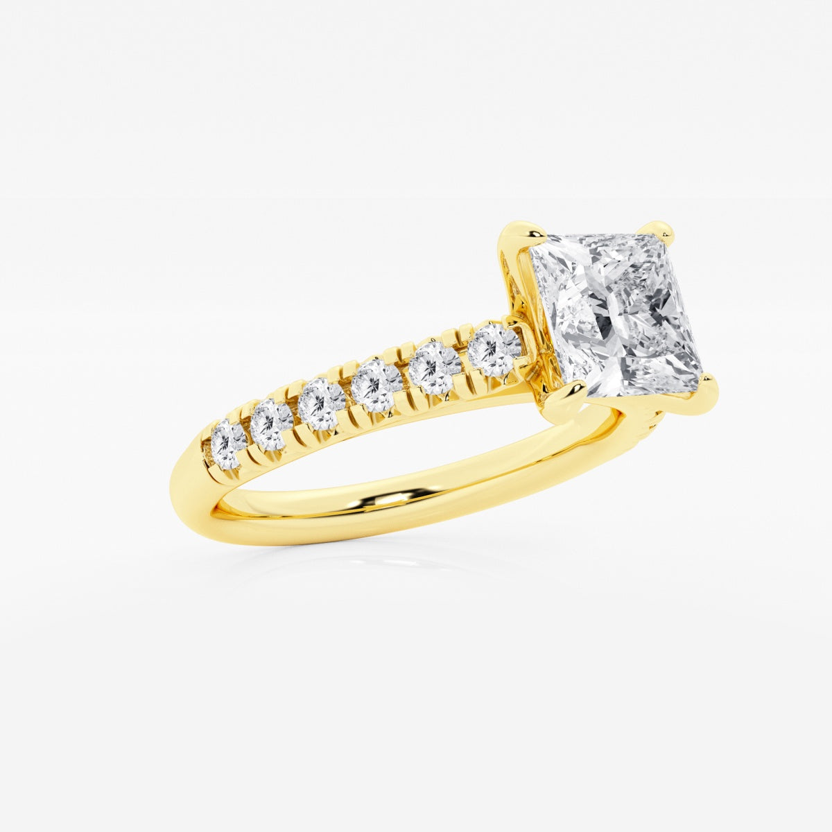 Estelle - French Pave Elegance Engagement Ring