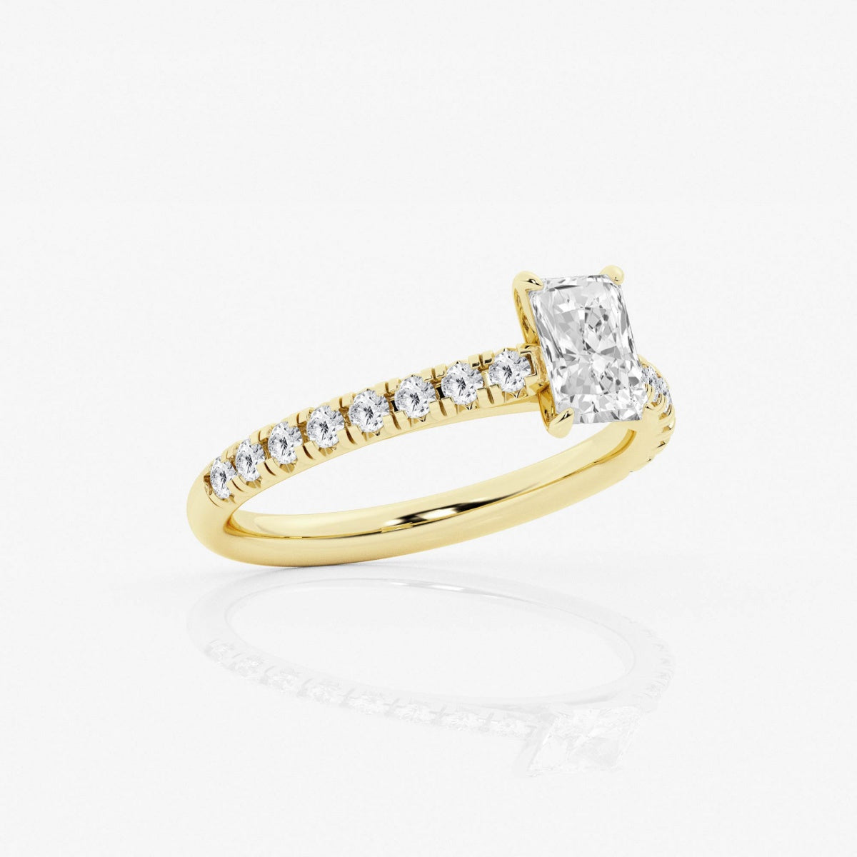 Estelle - French Pave Elegance Engagement Ring